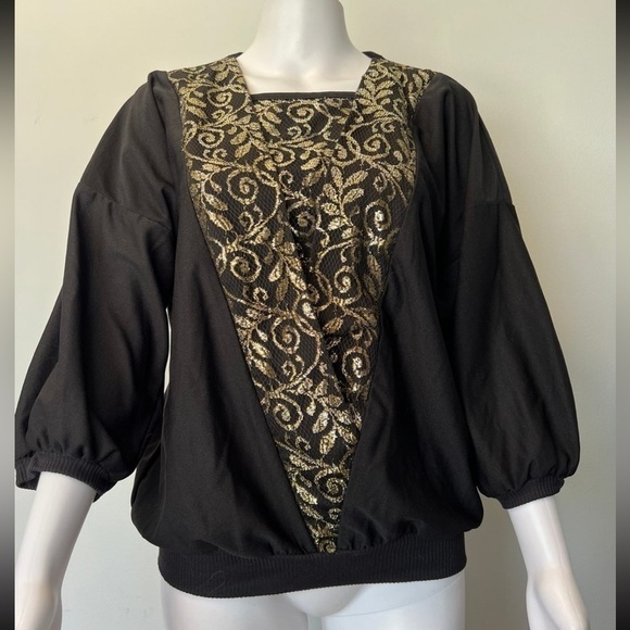 reaction plus Tops - Vintage Reaction Plus - Womens Long Sleeve Top